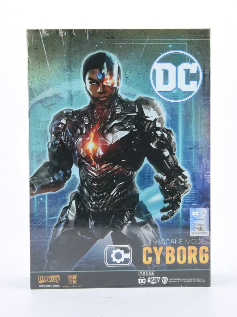 DC Comics Cyborg 1:9 Scale Action Figure Justice League Statue Toy Gift